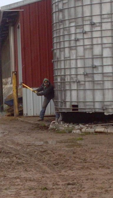 Demo of old silo